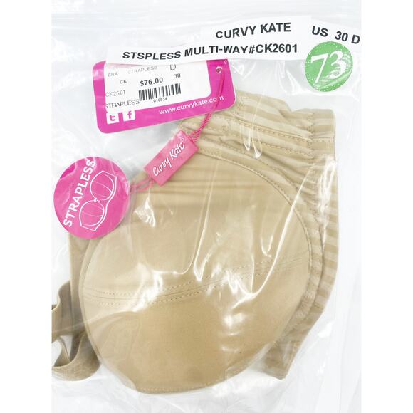 Curvy Kate Strapless Multi-way Bra Style #CK2601 US 30D NEW NWT - Picture 8 of 9